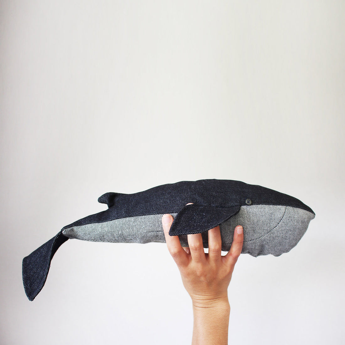 Make a Whale out of Old Jeans - Free Pattern